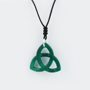 ~ Celtic Trinity Necklace ~ <br><br> Made from Lost Fishing Gear  <br><I> Choose on Net / Chain </I>