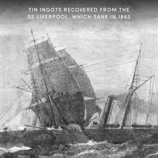 tin ingots from the ss liverpool