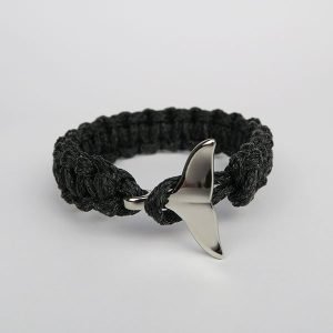 Skomer Island Whale Tail Bracelet <br><br><I> Braided from Net from Skomer Island